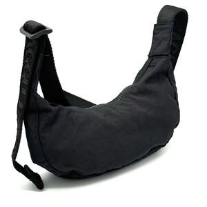 Baggu Mini Crescent Black Nylon Crossbody - Excellent Condition